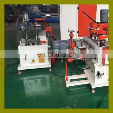 China precision Aluminum window end milling machine for mullion making