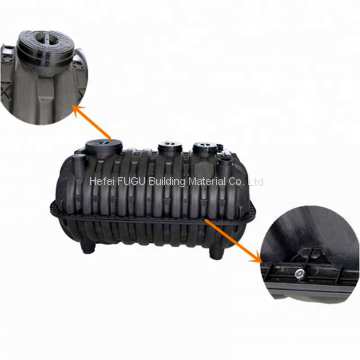 Three Chambers HDEP Bio Underground 0.6-2.5 CBM PE+PP Septic Tank for Water Treating System