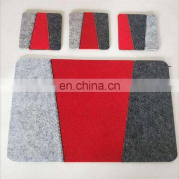 Custom Felt Tea Coaster Set factory sale