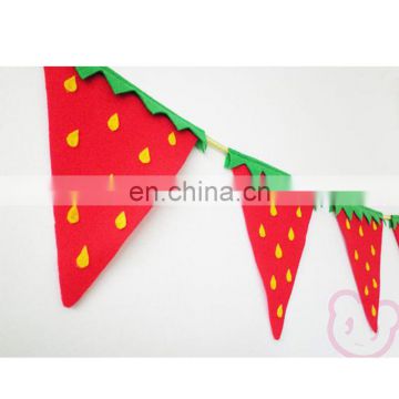 factory wholesale price felt triangle pennant flags