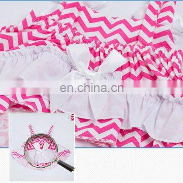 2018 Wholesale Lace Dress And Pants Cotton Baby Girls Clothes Dress Romper Boutique Outfits photo-5