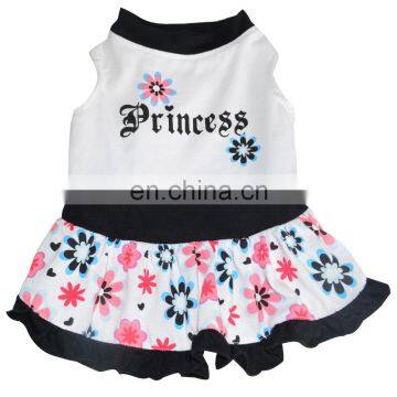 xxx small online white cotton beautiful cute dog clothes dog dress