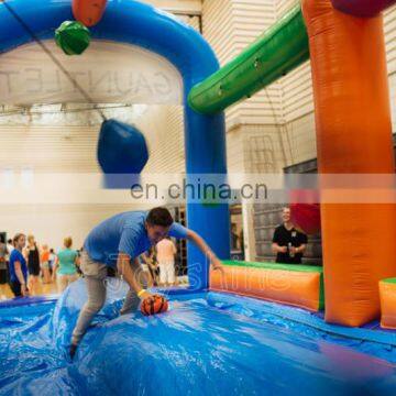 Commercial Fun Carnival Game Inflatable Gauntlet Wipeout Challenge Games Sport For Event photo-5