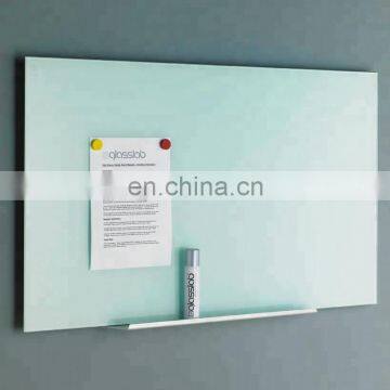 School writing anti-glare glass whiteboard for classroom