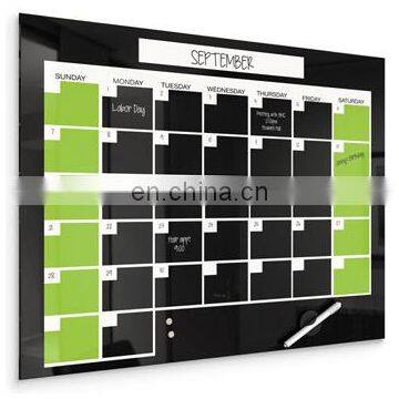 Hot Sale Glass Magnetic Whiteboard Planner Calendar for Office photo-6