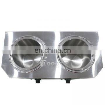 Two Heads Commercial Fruit Sauce Warmer Dispenser Cheese Ketchup Dispenser Pump photo-5