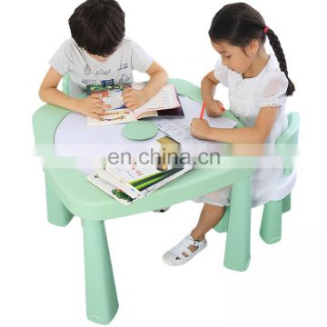 Kids Study Table and Chair Set Plastic Children Play/Painting Table With Chair