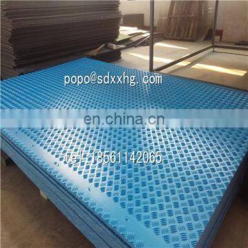 Grass Protection Mat Plastic Grass Mat/ground Earthing Mat / Antislip Textured Black HDPE Road Mat photo-3