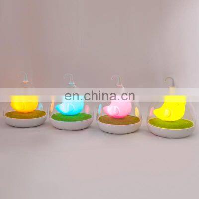 Bird Cage Touch Sensor Lamp Mini LED Night Light for Garden or Decor photo-5