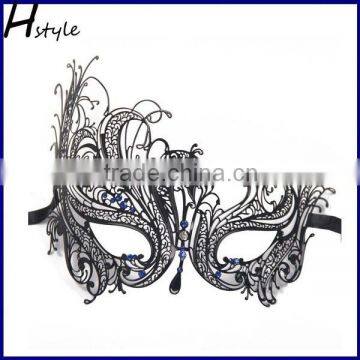 Top Quality Venetian Party Masks Masquerade Ostrich Feather Masks For Women SCM0037 photo-2