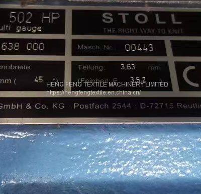 STOLL FLAT KNITTING MACHINE CMS 502HP 3.5.2 Computerised Tricot Jersey Sweater Orginal Accessories photo-2