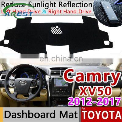 for Toyota Camry 50 XV50 2012~2017 Anti-Slip Mat Dashboard Cover Pad Sunshade Dashmat Carpet Car Accessories 2013 2014 2015 2016
