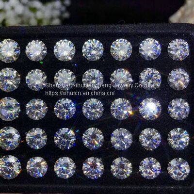 Pass Diamond Tester Moissanite D Color Vvs 1.0mm 1.50mm 2.0mm Melee Moissanite