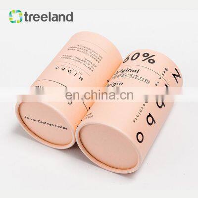 Fancy Chocolate Candy Packaging Custom Printed Round Paper Tube Luxury Cylinder Cardboard Tube photo-4