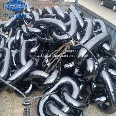 China Marine anchor chain factory aohai anchor chain stockist