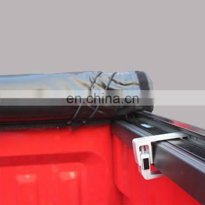 Waterproof Alloy Soft Roll Up Bar Mitsubishi Triton Pickup Truck Bed Topper Retractable Retracting Cargo Tonneau Covers for L200 photo-3