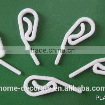 Curtain Plastic Hooks with 12 designs for curtain tape