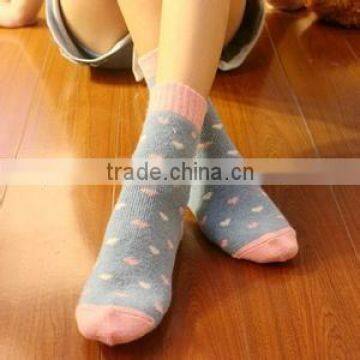 2015 new design custom high quality cotton women socks in hot sale