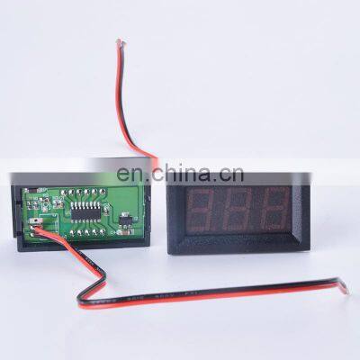 Digital Voltmeter DC 10A Red Blue Green LED Amp Panel Car Current Monitor Tester 4.5-30v Voltage Meter photo-4