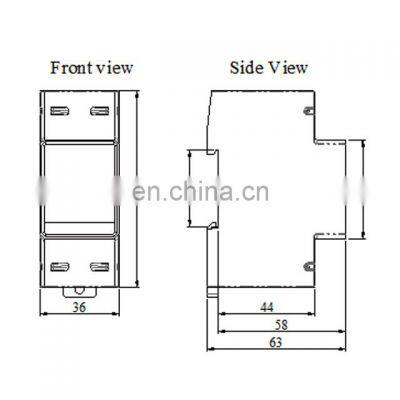 Multi Functional Single Phase Din Electric Power Watt Smart Energy Meter photo-3