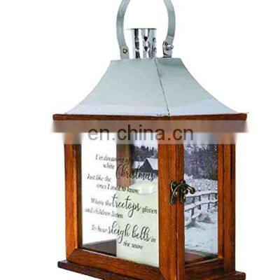 Stainless Steel Candle Holder Lantern Decorative Metal Lantern