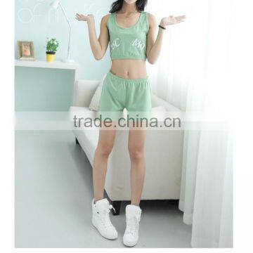 Sports set for women tank top with shorts