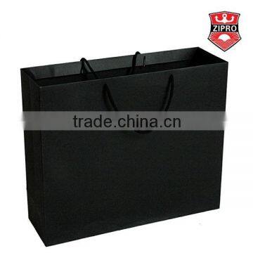 Luxury Black Paper Bag Customized Printed Paper Bags Wholesale photo-3