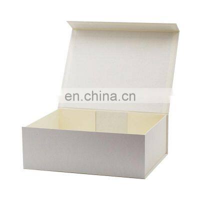 Custom Luxury Gift Packaging Folding Ivory Color Magnetic Gift Box Suppliers photo-3