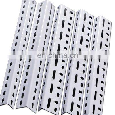 Cheap Price Perforated Holes 38*38mm Equal Unequal powder coated Slotted Angle Steel Bars