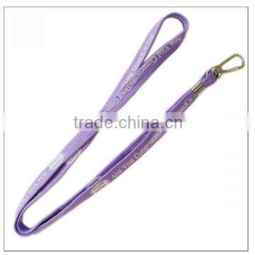 2016 Hot sale polyester lanyard and neck lanyard custom logo