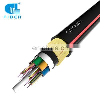 Wholesale 12 24 Fibers 100m Stranded Loose Tube outdoor multimode Waterproof fiber optic cable ADSS From 19 years factory GL