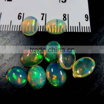 Ethiopian Opal 7x9 mm oval cabochon