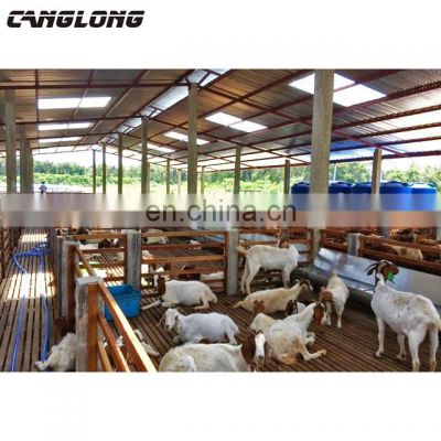 Light steel structure sheep shed cattle farm cow shed construction