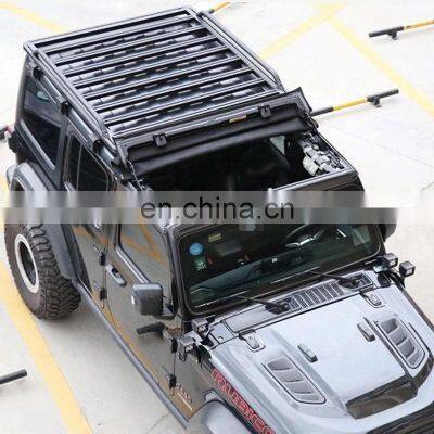 Roof Rack for jeep wrangler JL 2018+ JL1187 Luggage rack Cargo with Extension Top Luggage Holder Carrier Lantsun