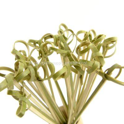 Decorative restaurant supplies knot picks Bamboo Skewer 3.5