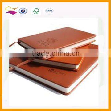 Custom personalized hardcover leather notebook printing