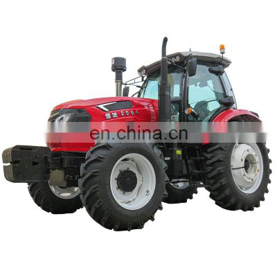 Cheap price new 200 HP Farming tractor with front end loader and backhoe for sale