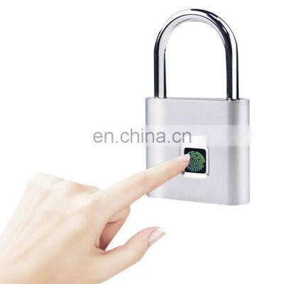 2022 Intelligent Identification Keyless Fingerprint Padlock Unlocked Fingerprint Lock Smart Locks