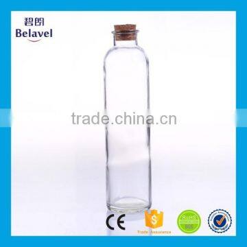500ml 16oz Beverage Bottle Round Glass Juice Bottle With Cork photo-4