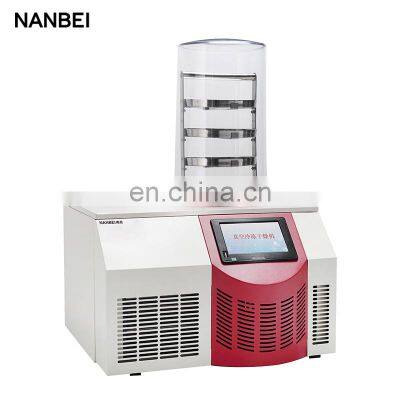 China factory lab refrigerated fruit vegetable top press vacuum freeze dryer machine price