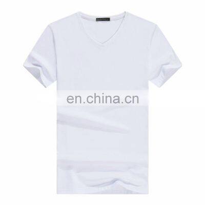 Wholesale high quality T-shirts for Men v-neck custom pattern logo premium designs comfortable fitting OEM ODM