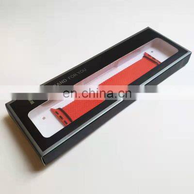 watch band box with open window and plastic tray inner art paper box wrist strap box