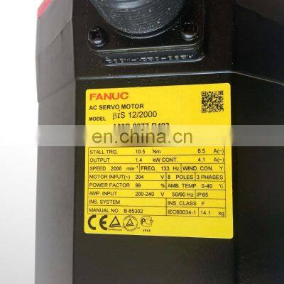 Brand New Japan Original Fanuc ac Servo Motor A06B-0077-B403 photo-2