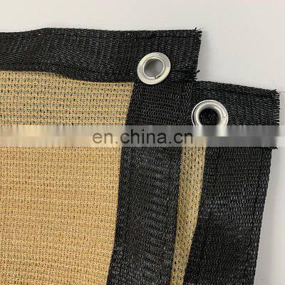 beige HDPE privacy screen fence netting for outdoor backyard fencing