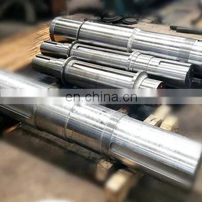 Industrial machining wind power shaft long forged steel large flange main shaft