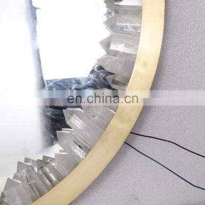 Nordic Copper LED Wall Lamps Bathroom Mirror Light Fixture Bedroom Bedside Corridor Aisle Glass Wall Light photo-4