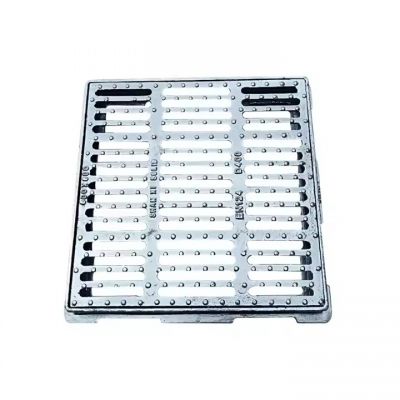 Hot Sale Sample Customization OEM Manhole Cover Water Rain Gully Grate Resin Cast Iron Manhole Grids with Frame