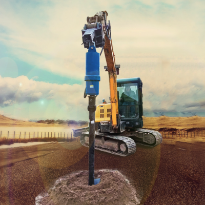Easy-to-install Excavator Auger Drilling Machine for Building Houses photo-4