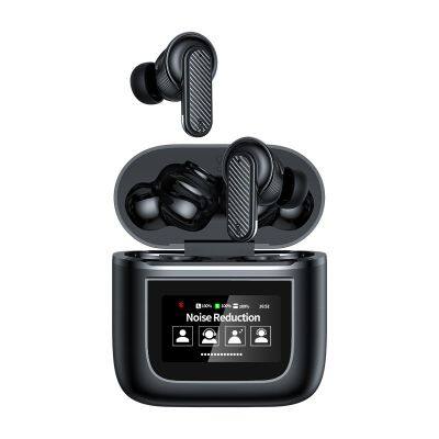 2024 Newly Arrived YW05 TWS Earbuds ANC and ENC True Wireless Stereo with LCD Touch Screen Noise Cancelling Headphones