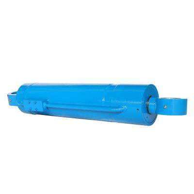 Hydraulic cylinder for bidirectional lifting, small-sized 40mm, custom-made, single-directional oil cylinder with 2-ton pressure, ear ring type,
